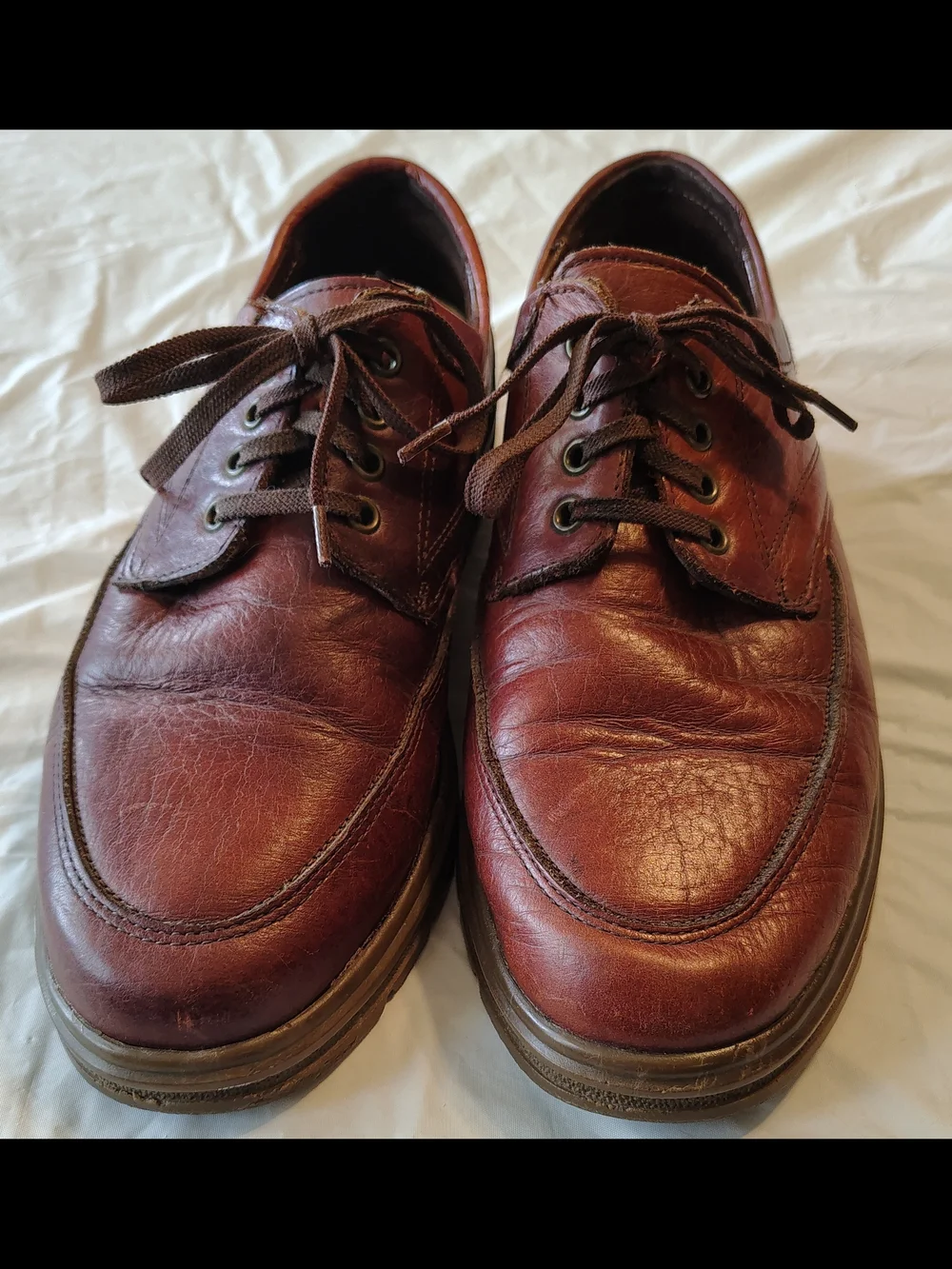 Ecco Biom Brown Leather Lace-Up Derby's Style 6036 Men's Shoes Size 10